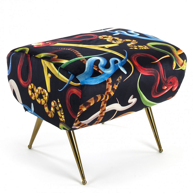 Оттоманка Seletti Pouf Snakes Мульти Латунь Оттоманка Seletti Pouf Snakes Мульти Латунь в Костроме | Loft Concept