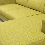 Мебельная ткань Шенилл горчичный цвет 142 см T4-62 варинант исполнения - 10 | Loft Concept в Костроме