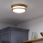 Потолочный светильник с белым матовым стеклянным плафоном в форме перевернутого конуса Hinkley варинант исполнения - 7 | Loft Concept в Костроме