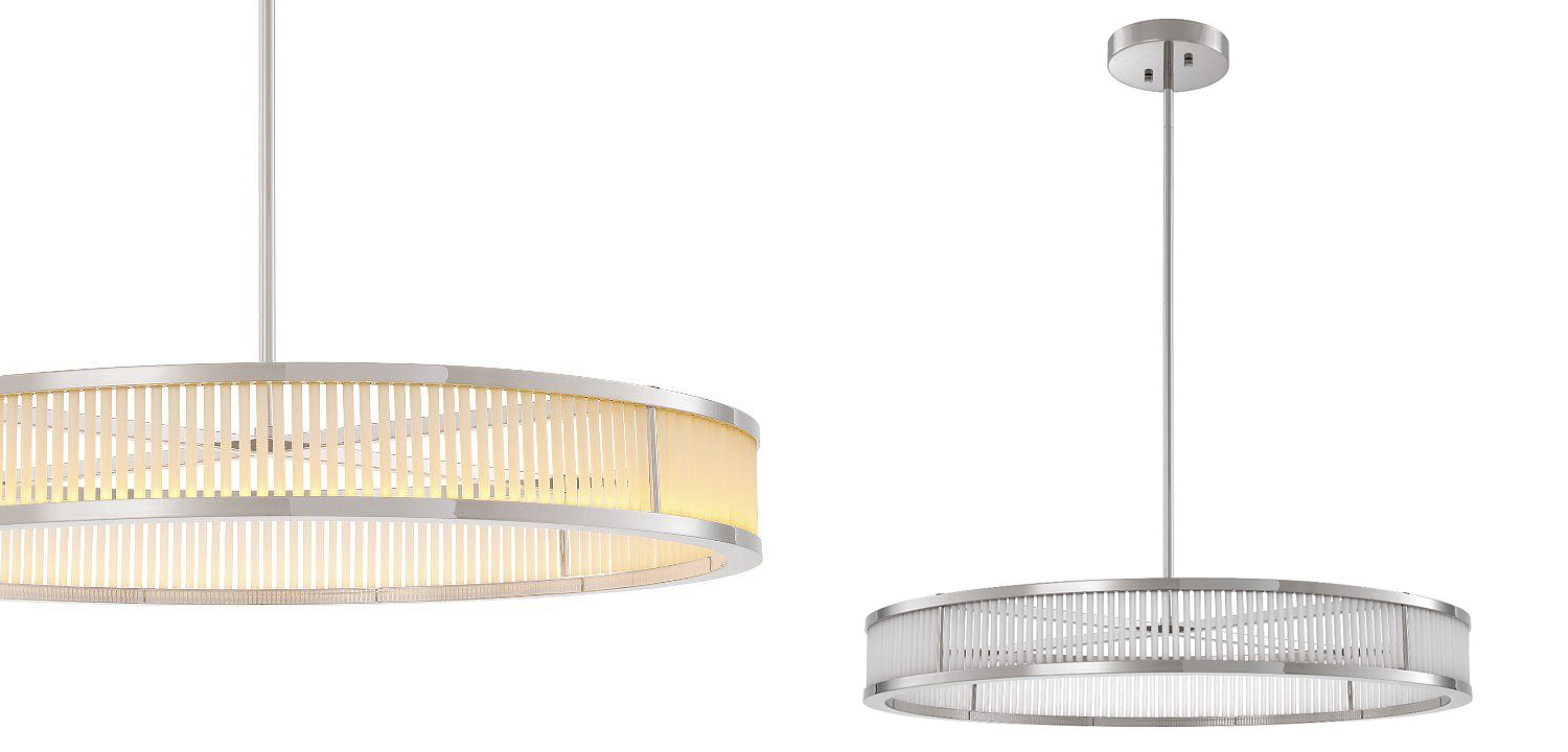 Люстра Eichholtz Chandelier Thibaud L Nickel Люстра Eichholtz Chandelier Thibaud L Nickel - Loft-Concept в Костроме