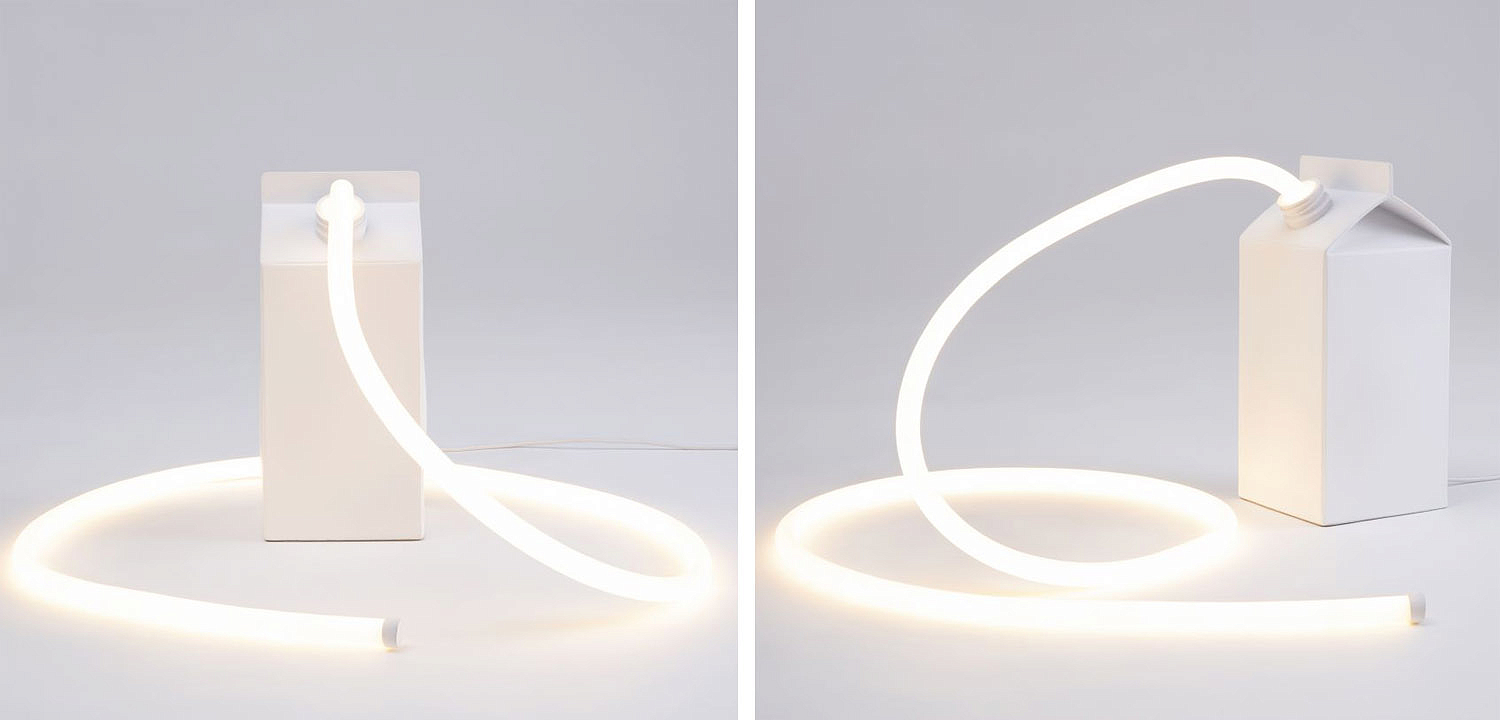 Настольная лампа Seletti Daily Glow Milk Настольная лампа Seletti Daily Glow Milk - Loft-Concept в Костроме