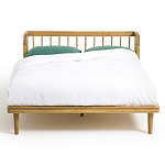 Кровать из массива дуба с пружинным блоком Mateta варинант исполнения - 2 | Loft Concept в Костроме