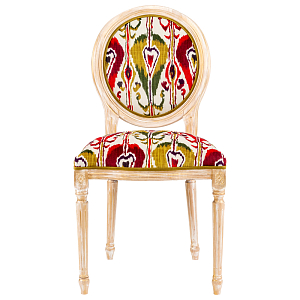 Стул Ikat Pattern Красно-белый