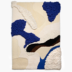 Ковер ручной работы Electric blue and popcorn варинант исполнения - 1 | Loft Concept в Костроме