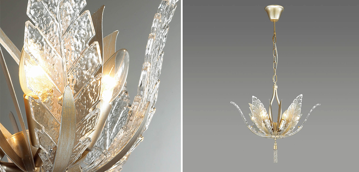 Люстра Glass Petals Chandelier 50 Люстра Glass Petals Chandelier 50 - Loft-Concept в Костроме