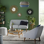 Кресло серое Pauley Grey Armchair варинант исполнения - 4 | Loft Concept в Костроме