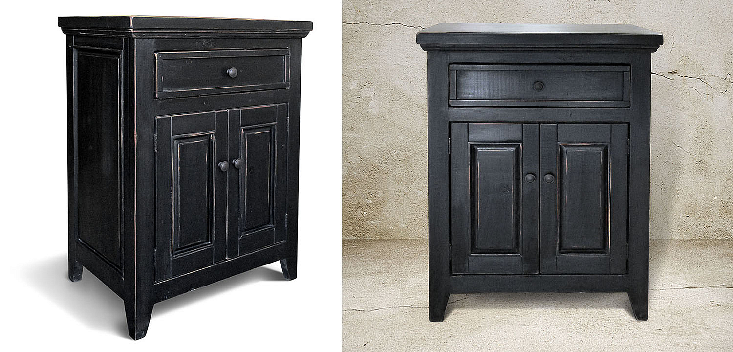 Комод в стиле прованс Geronimo Provence HARMONIE Weathered Charcoal Черный Комод в стиле прованс Geronimo Provence HARMONIE Weathered Charcoal Черный - Loft-Concept в Костроме