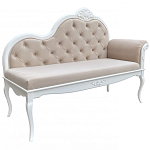 Рекомье со спинкой в стиле прованс Montmartre Provence Ottoman варинант исполнения - 2 | Loft Concept в Костроме