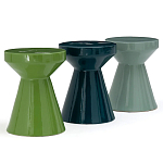 Приставной стол из керамики Manufacto Green варинант исполнения - 3 | Loft Concept в Костроме