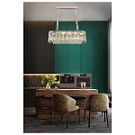 Люстра овальная с хрустальными подвесками Roul Crystal Light варинант исполнения - 8 | Loft Concept в Костроме