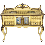 Комод деревянный Illustration of flowers варинант исполнения - 1 | Loft Concept в Костроме