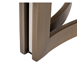 Столик журнальный с круглой мраморной столешницей Unique Stone Design варинант исполнения - 6 | Loft Concept в Костроме