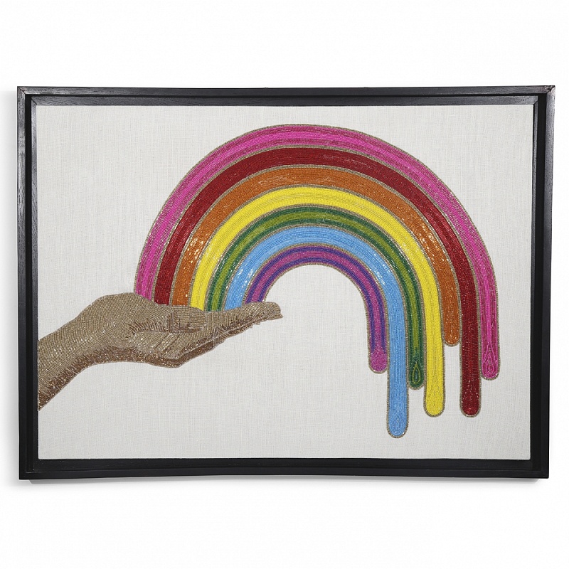 Панно Jonathan Adler RAINBOW BEADED WALL ART Мульти Панно Jonathan Adler RAINBOW BEADED WALL ART Мульти в Костроме | Loft Concept