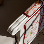 Кресло из массива бука бежевое с растительным орнаментом Raffael Beige Floral Armchair варинант исполнения - 3 | Loft Concept в Костроме