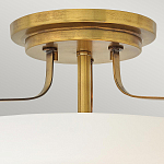 Потолочный светильник с круглым матовым белым плафоном Hinkley варинант исполнения - 6 | Loft Concept в Костроме