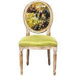 Стул из натурального бука с цветочным принтом Impressionism in Color варинант исполнения - 1 | Loft Concept в Костроме