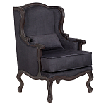 Кресло George Grand Armchair black velour варинант исполнения - 1 | Loft Concept в Костроме