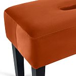 Мягкий  пуф на черных ножках Winton Pouf варинант исполнения - 16 | Loft Concept в Костроме