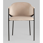 Стул Brace велюр молочный варинант исполнения - 4 | Loft Concept в Костроме