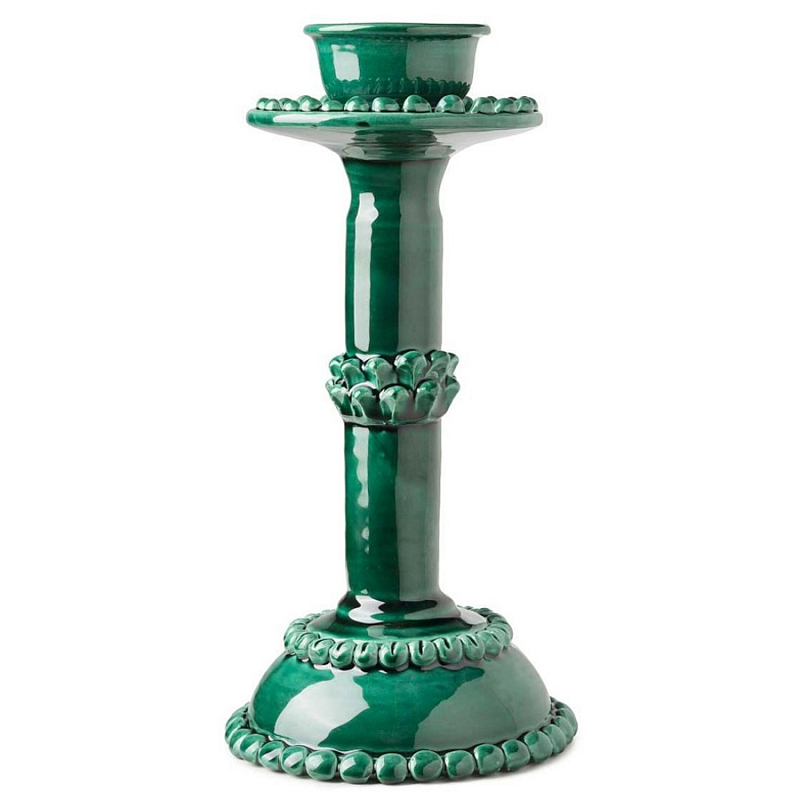 Подсвечник Candleholder Round Зеленый Подсвечник Candleholder Round Зеленый в Костроме | Loft Concept