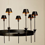 Люстра круглая со светодиодными лампами Innovation варинант исполнения - 5 | Loft Concept в Костроме