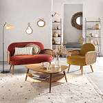 Зеркало из ротанга и сизаля WICKER MIRROR 100 варинант исполнения - 4 | Loft Concept в Костроме