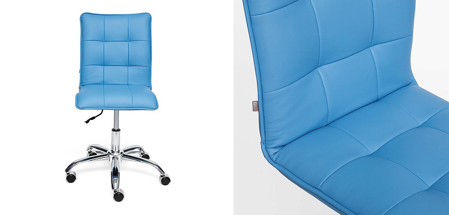 Кресло Deborah eco-leather light blue Кресло Deborah eco-leather light blue - Loft-Concept в Костроме