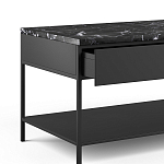 ТВ-тумба с мраморной столешницей Vayo Marble TV Stand варинант исполнения - 4 | Loft Concept в Костроме