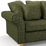 Мебельная ткань Шенилл зеленый цвет 138 см T4-22 варинант исполнения - 7 | Loft Concept в Костроме