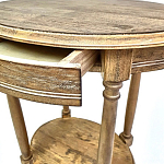 Деревянный овальный кофейный стол Margery Provence Coffee Table варинант исполнения - 5 | Loft Concept в Костроме