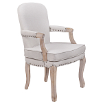Кресло Aubrey Classical Armchair beige flax варинант исполнения - 1 | Loft Concept в Костроме