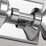 Бра для ванных комнат горизонтальное с 2-мя прозрачными рифлеными цилиндрическими плафонами Feiss варинант исполнения - 3 | Loft Concept в Костроме