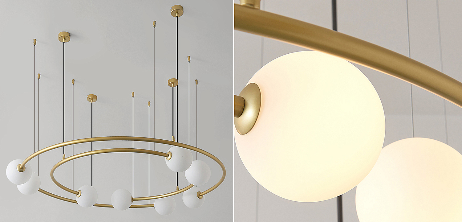 Люстра PLANETARY Ring Gold Люстра PLANETARY Ring Gold - Loft-Concept в Костроме