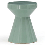 Приставной стол из керамики Manufacto Gray-green варинант исполнения - 1 | Loft Concept в Костроме