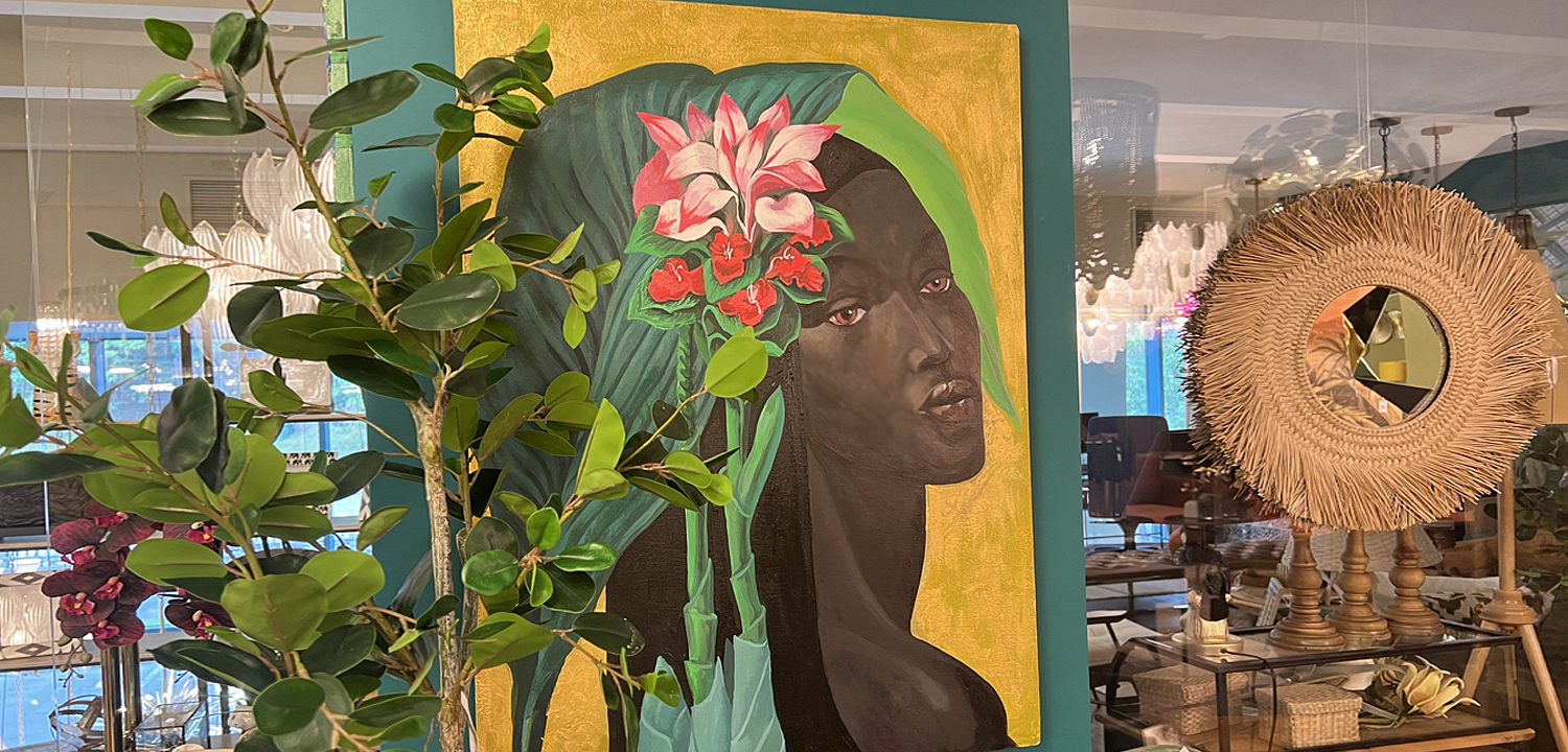 Картина Tropical Girl Картина Tropical Girl - Loft-Concept в Костроме