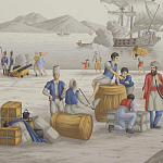 Обои ручная роспись Views of Italy Charvet варинант исполнения - 1 | Loft Concept в Костроме