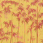 Обои ручная роспись Distant Bamboo Firefly on dyed paper варинант исполнения - 2 | Loft Concept в Костроме