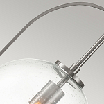 Подвесной светильник с прозрачным плафоном в форме шара в арочной подвеске Hinkley варинант исполнения - 16 | Loft Concept в Костроме