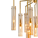 Люстра со стеклянными цилиндрическими плафонами Luminous Cylinders Amber варинант исполнения - 4 | Loft Concept в Костроме