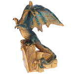 Декоративная статуэтка Дракон Multicolor Gold Dragon Treasure Keeper Statuette варинант исполнения - 1 | Loft Concept в Костроме