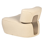 Кресло бежевое без подлокотников с обивкой из ткани букле Space of Freedom варинант исполнения - 2 | Loft Concept в Костроме