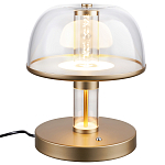 Настольная лампа с плафоном из акрила и металлическим основанием Blanton 23 варинант исполнения - 2 | Loft Concept в Костроме