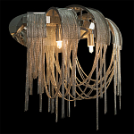 Бра с металиическими цепочками и дугообразными элементами Atlantis Chain варинант исполнения - 6 | Loft Concept в Костроме