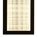 Светодиодное прямоугольное бра из металла черного цвета Lattice Lux варинант исполнения - 4 | Loft Concept в Костроме