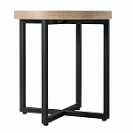 Стол журнальный круглый в стиле лофт Urban Style Space 2 варинант исполнения - 2 | Loft Concept в Костроме