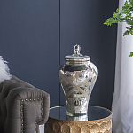 Ваза из стекла с крышкой и декоративными узорами Chinoiserie Ceramics варинант исполнения - 7 | Loft Concept в Костроме