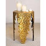 Столик дизайнерский Copper streaks варинант исполнения - 9 | Loft Concept в Костроме