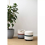 Пуф с плетеной светло-бежевой обивкой Serene Holidays варинант исполнения - 4 | Loft Concept в Костроме