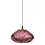 Подвесной светильник с прозрачным стеклянным плафоном округлой формы Effervia  варинант исполнения - 1 | Loft Concept в Костроме