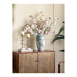 Ваза высокая с зелеными цветочными и птичьими мотивами Vase Inspired by Nature варинант исполнения - 5 | Loft Concept в Костроме